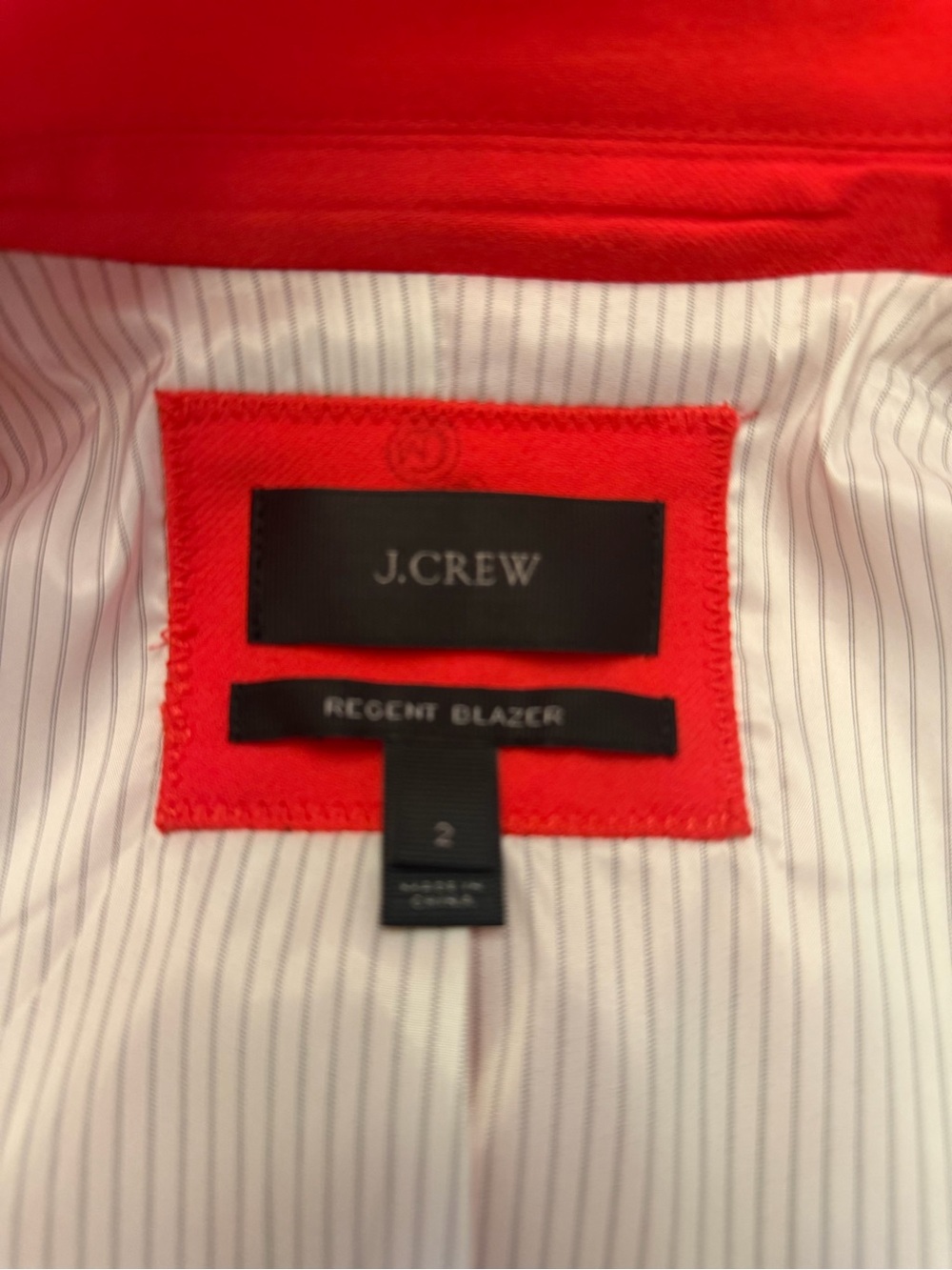 J.Crew Coral Statement Blazer Size 2 | Southern Game Day Chic EUC - Picture 13 of 16
